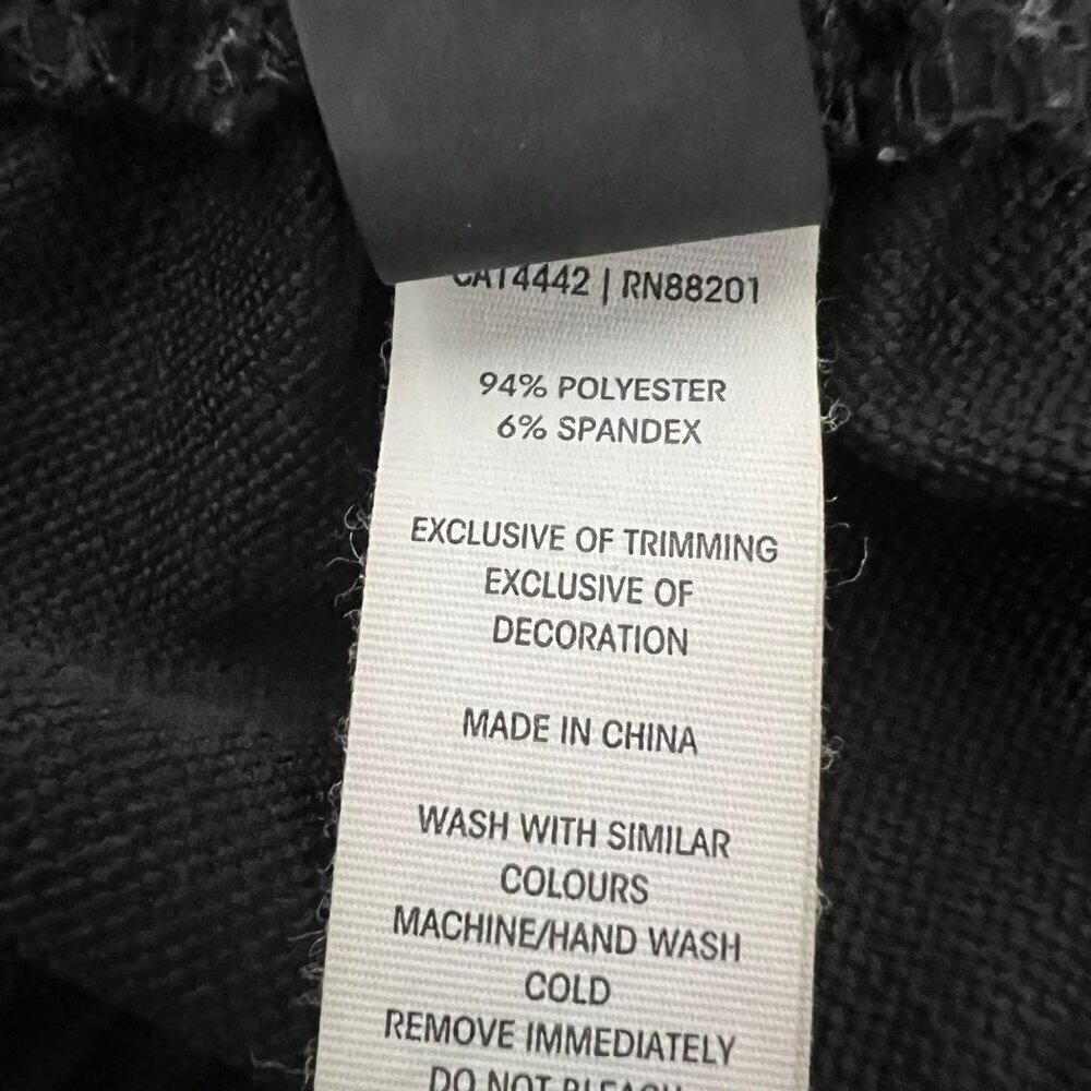 MPG Active Jogger Pants Black Drawstring Womens Size XS Pockets - Picture 9 of 9